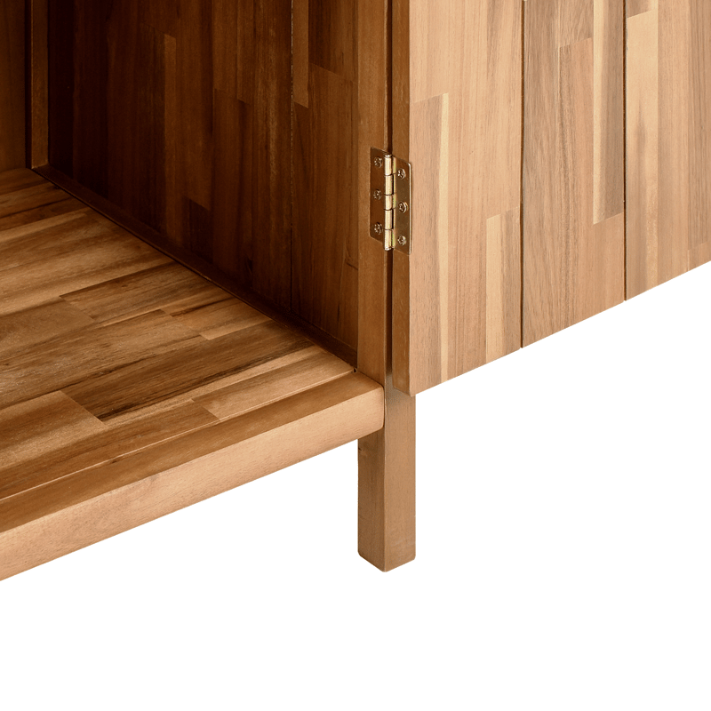 Kjøkkenskap for utendørsbruk Venosa akasietre 50x80 cm - Brun - Hage - Griller - Utekjøkken - Komplette utekjøkken