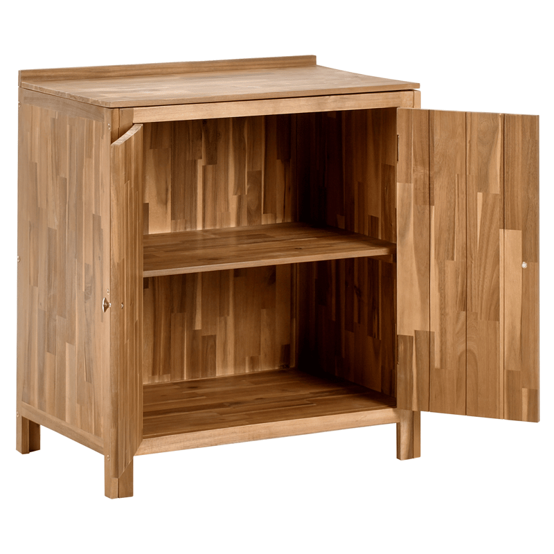 Kjøkkenskap for utendørsbruk Venosa akasietre 50x80 cm - Brun - Hage - Griller - Utekjøkken - Komplette utekjøkken