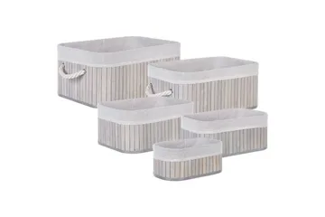 Kurv Talpe sett på 5 Grå/hvit