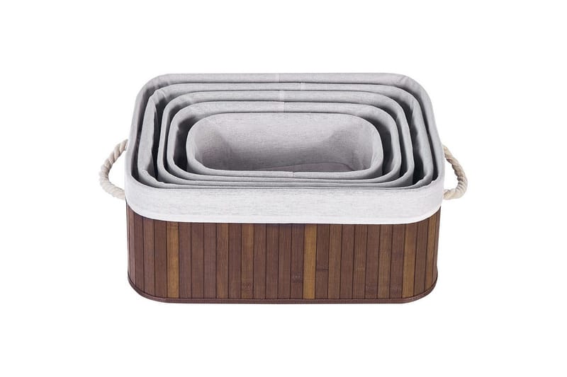 Kurv Talpe sett på 5 Brun/Hvit - Brun/Hvit - Hage - Uterom & feriehus - Lagringshus & boder - Redskapsboder