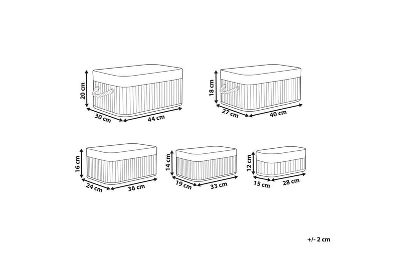 Kurv Talpe sett på 5 Grå/hvit - Grå/hvit - Hage - Uterom & feriehus - Lagringshus & boder - Redskapsboder