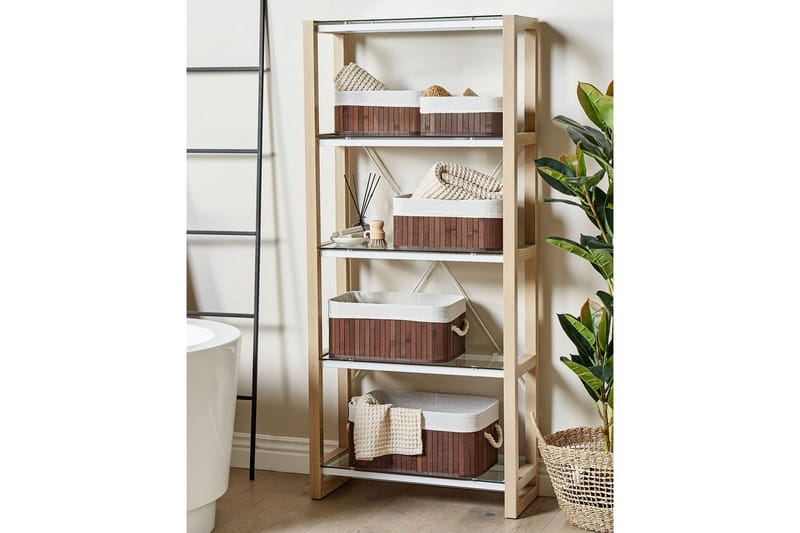 Kurv Talpe sett på 5 Brun/Hvit - Brun/Hvit - Hage - Uterom & feriehus - Lagringshus & boder - Redskapsboder