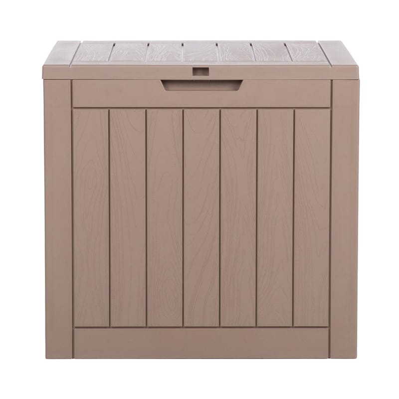 Oppbevaringsboks HOME4YOU Portola 56x43x53 cm/118 L, beige plast - Beige - Hage - Uterom & feriehus - Lagringshus & boder - Redskapsboder
