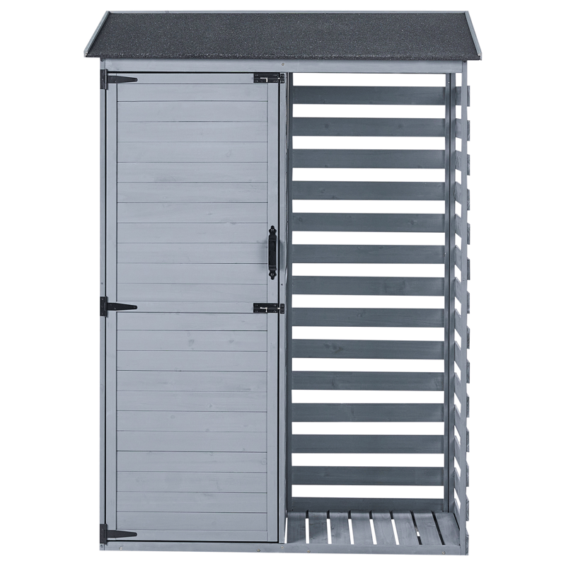 Redskapsbod Cengio 57x130 cm - Grå/Svart - Hage - Uterom & feriehus - Lagringshus & boder - Redskapsboder