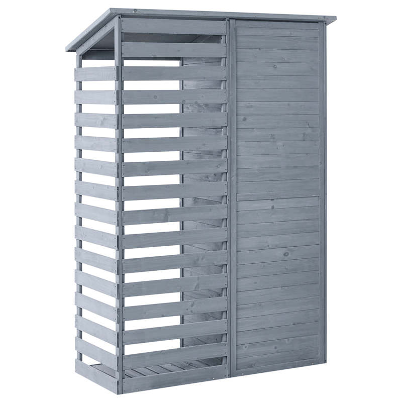 Redskapsbod Cengio 57x130 cm - Grå/Svart - Hage - Uterom & feriehus - Lagringshus & boder - Redskapsboder