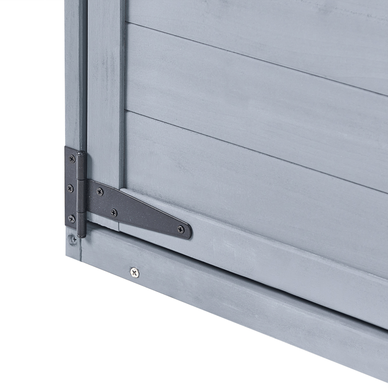 Redskapsbod Cengio 57x130 cm - Grå/Svart - Hage - Uterom & feriehus - Lagringshus & boder - Redskapsboder