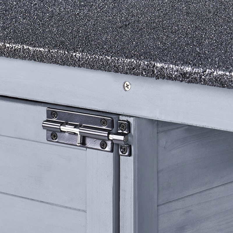 Redskapsbod Cengio 57x130 cm - Grå/Svart - Hage - Uterom & feriehus - Lagringshus & boder - Redskapsboder