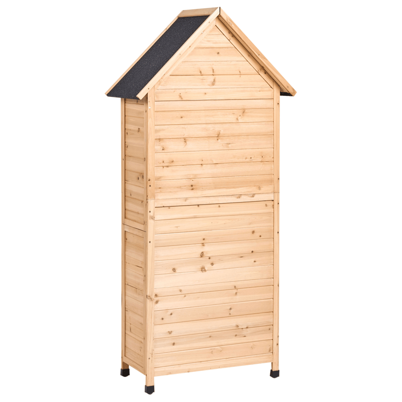 Redskapsbod Seniga 46x85 cm - Naturlig/svart - Hage - Uterom & feriehus - Lagringshus & boder - Redskapsboder