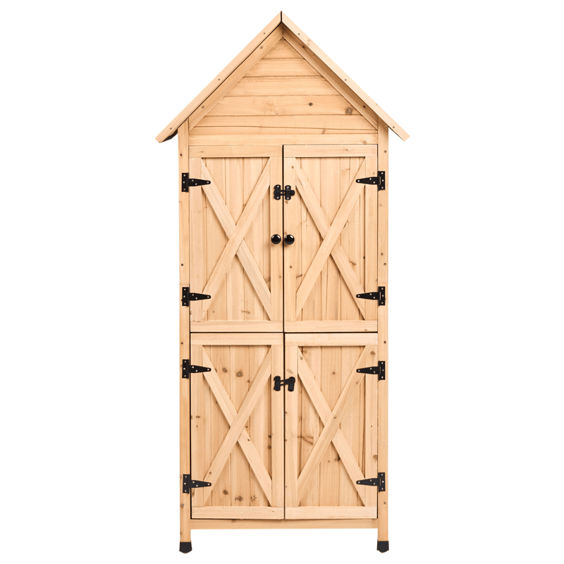 Redskapsbod Seniga 46x85 cm - Naturlig/svart - Hage - Uterom & feriehus - Lagringshus & boder - Redskapsboder