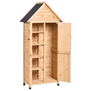 Redskapsbod Seniga 46x85 cm - Naturlig/svart - Hage - Uterom & feriehus - Lagringshus & boder - Redskapsboder