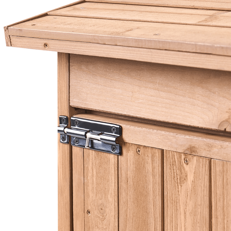 Redskapsbod Toffia 127 cm 66 cm - Brun - Hage - Uterom & feriehus - Lagringshus & boder - Redskapsboder