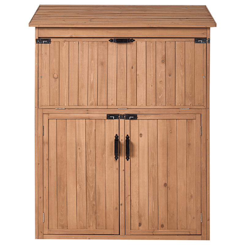 Redskapsbod Toffia 127 cm 66 cm - Brun - Hage - Uterom & feriehus - Lagringshus & boder - Redskapsboder