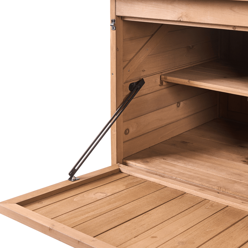 Redskapsbod Toffia 127 cm 66 cm - Brun - Hage - Uterom & feriehus - Lagringshus & boder - Redskapsboder