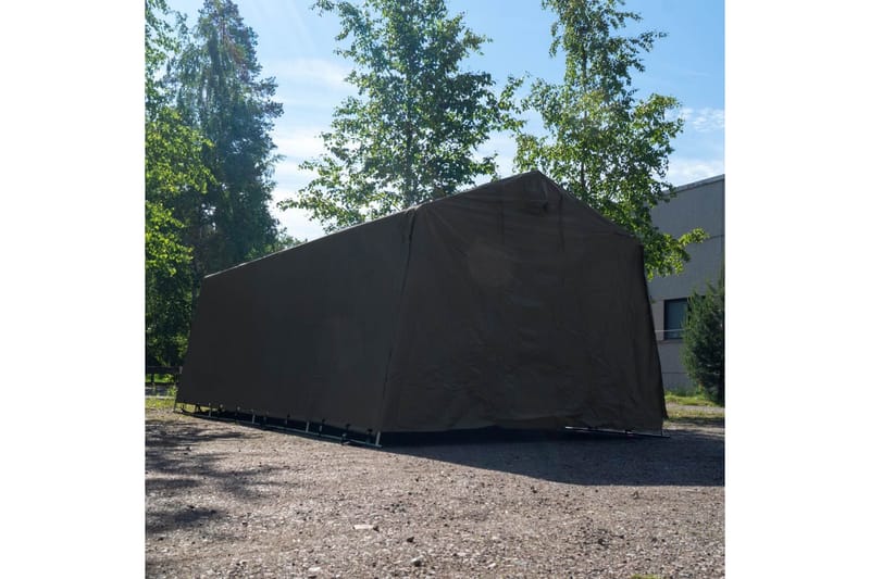 Fornorth Portabelt Garasje 3,2x6 m - Grå - Redskapsboder - Enkelgarasje