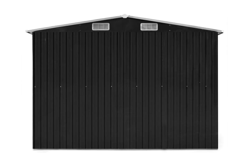 Hageskur antrasitt 257x990x181 cm galvanisert stål - Antrasittgrå - Hage - Uterom & feriehus - Lagringshus & boder - Redskapsboder