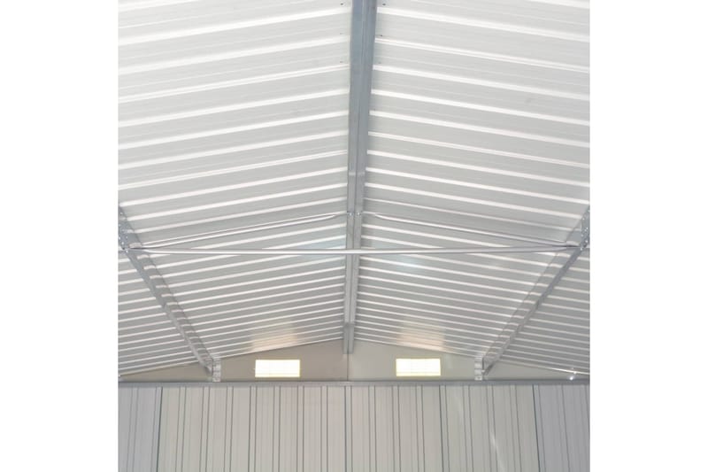 Hageskur antrasitt 257x990x181 cm galvanisert stål - Antrasittgrå - Hage - Uterom & feriehus - Lagringshus & boder - Redskapsboder