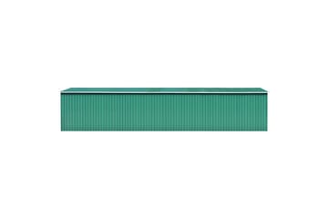 Hageskur grønn 257x990x181 cm galvanisert stål - grønn - Hage - Uterom & feriehus - Lagringshus & boder - Redskapsboder