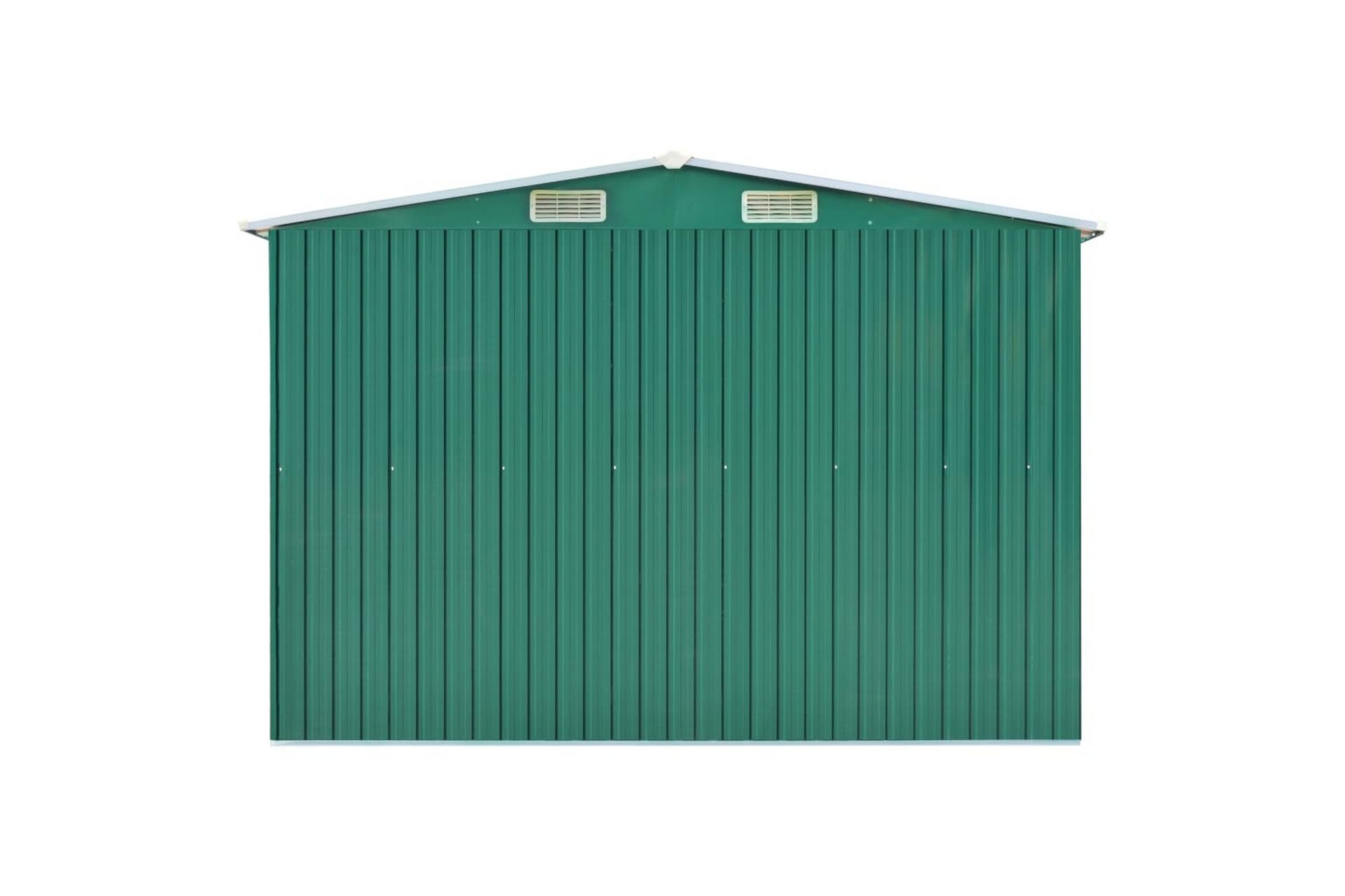 Hageskur grønn 257x990x181 cm galvanisert stål - grønn - Hage - Uterom & feriehus - Lagringshus & boder - Redskapsboder