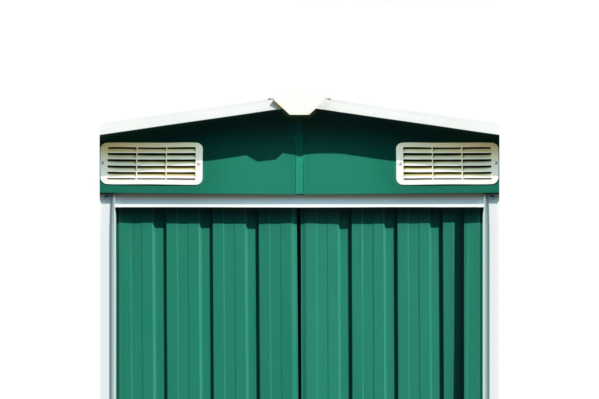 Hageskur grønn 257x990x181 cm galvanisert stål - grønn - Hage - Uterom & feriehus - Lagringshus & boder - Redskapsboder