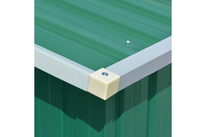 Hageskur grønn 257x990x181 cm galvanisert stål - grønn - Hage - Uterom & feriehus - Lagringshus & boder - Redskapsboder