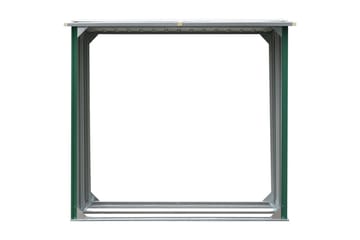 Vedskjul galvanisert stål 172x91x154 cm grønn - Hage - Uterom & feriehus - Lagringshus & boder - Redskapsboder