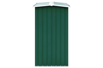 Vedskjul galvanisert stål 172x91x154 cm grønn - Hage - Uterom & feriehus - Lagringshus & boder - Redskapsboder