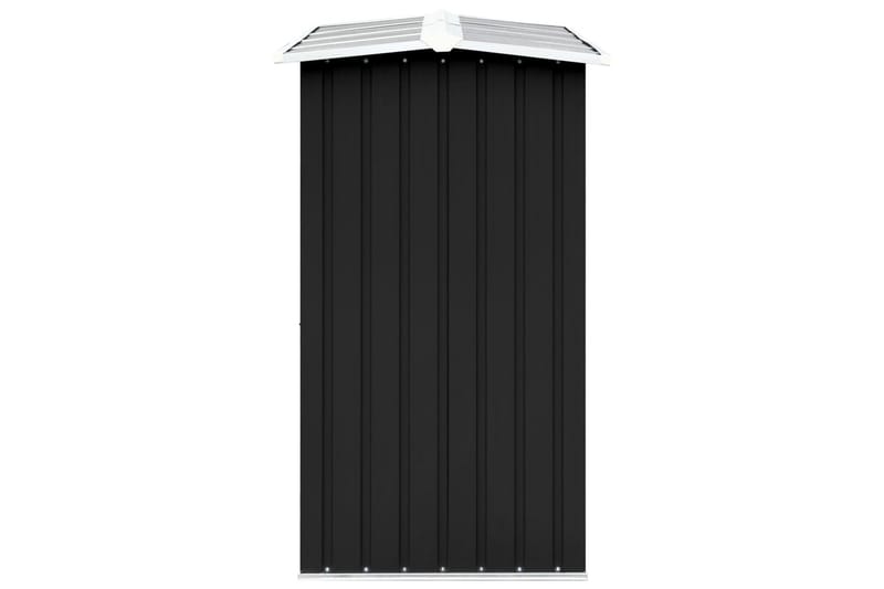 Vedskjul galvanisert stål 330x92x153 cm antrasitt - Hage - Uterom & feriehus - Lagringshus & boder - Redskapsboder