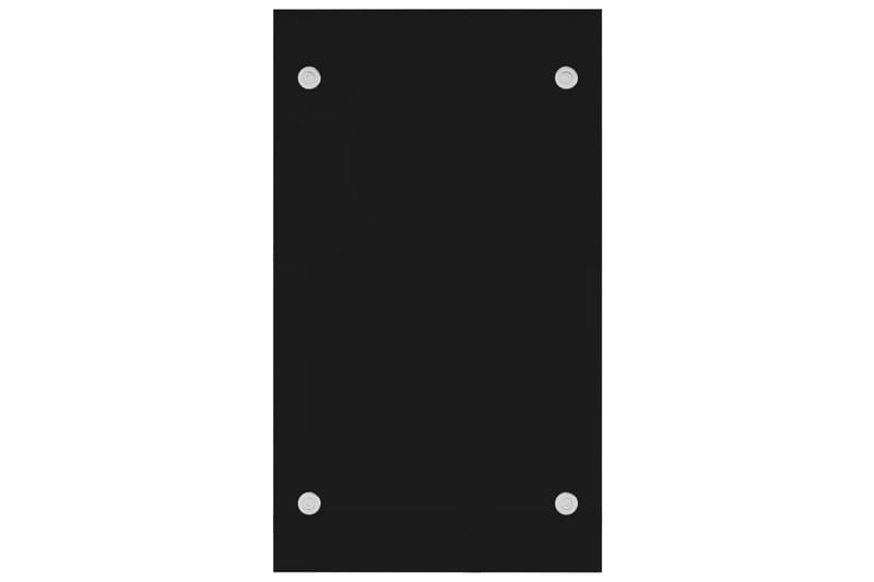 Vedstativ svart 40x35x60 cm glass - Hage - Uterom & feriehus - Lagringshus & boder - Redskapsboder