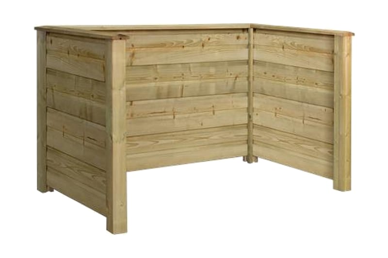 PLUS Klink profil avfallsskjul 192x108x104 cm (LxBxH) Bygg - Hage - Uterom & feriehus - Lagringshus & boder - Søppelskur