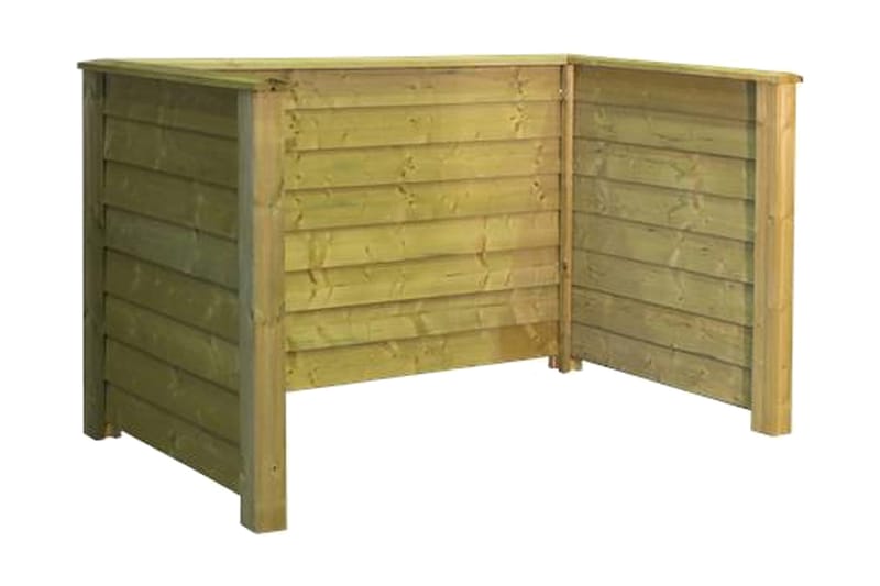 PLUS Klink profil avfallsskjul 192x108x104 cm (LxBxH) Bygg - Hage - Uterom & feriehus - Lagringshus & boder - Søppelskur
