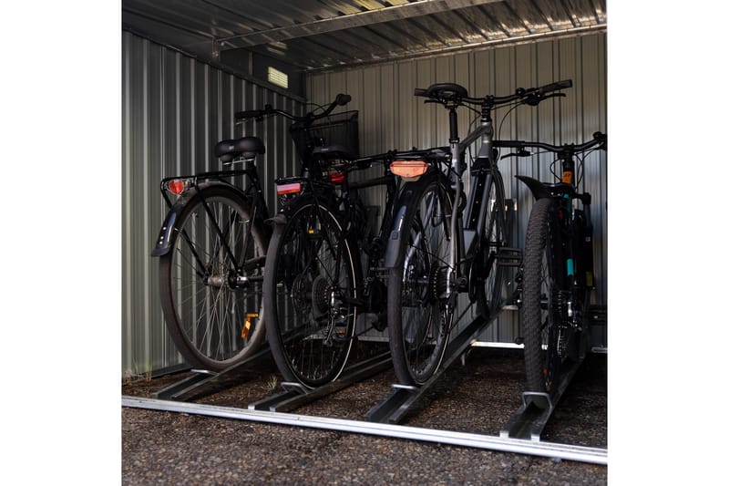 Sykkelskur 4,2 m² for 4 sykler - Hage - Uterom & feriehus - Lagringshus & boder - Sykkelbod & sykkelstativ
