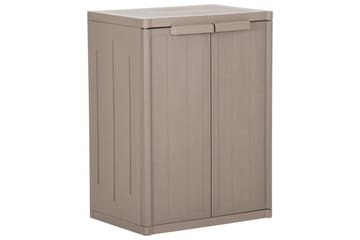 Oppbevaringsskap for hage brun 65x45x88 cm PP - Brun - Hage - Uterom & feriehus - Lagringshus & boder - Verktøybod