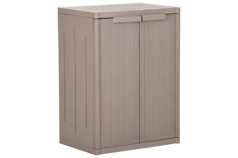 Oppbevaringsskap for hage brun 65x45x88 cm PP - Brun - Hage - Uterom & feriehus - Lagringshus & boder - Verktøybod