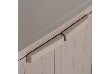 Oppbevaringsskap for hage brun 65x45x88 cm PP - Brun - Hage - Uterom & feriehus - Lagringshus & boder - Verktøybod