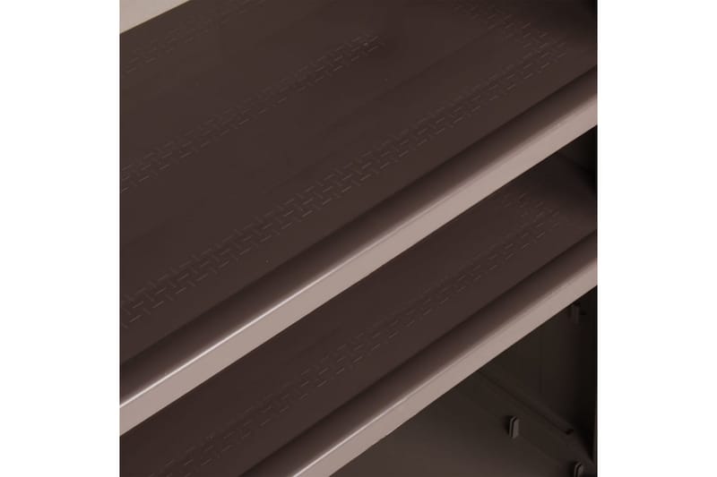Oppbevaringsskap for hage brun 65x45x88 cm PP - Brun - Hage - Uterom & feriehus - Lagringshus & boder - Verktøybod