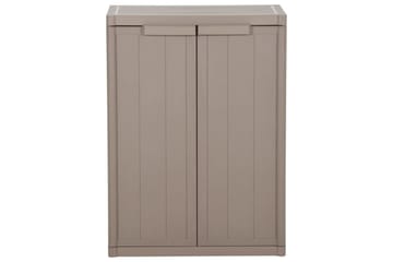 Oppbevaringsskap for hage brun 65x45x88 cm PP - Brun - Hage - Uterom & feriehus - Lagringshus & boder - Verktøybod