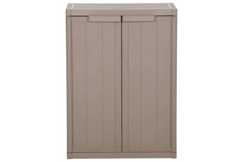 Oppbevaringsskap for hage brun 65x45x88 cm PP - Brun - Hage - Uterom & feriehus - Lagringshus & boder - Verktøybod