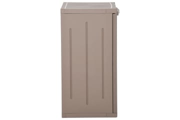 Oppbevaringsskap for hage brun 65x45x88 cm PP - Brun - Hage - Uterom & feriehus - Lagringshus & boder - Verktøybod