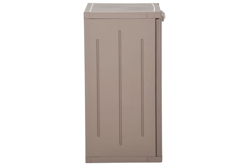 Oppbevaringsskap for hage brun 65x45x88 cm PP - Brun - Hage - Uterom & feriehus - Lagringshus & boder - Verktøybod