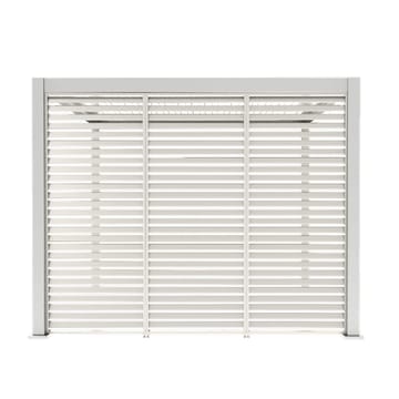 Lamellvegg til paviljong HOME4YOU Mirador-111 93 cm hvit - Hvit - Hage - Uterom & feriehus - Lysthus & gazebo