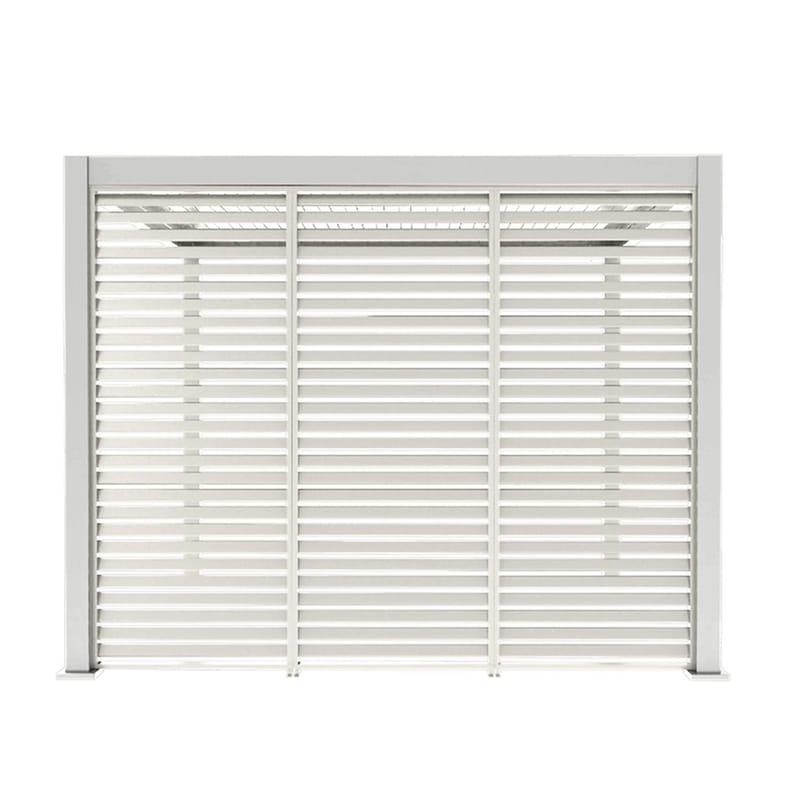 Lamellvegg til paviljong HOME4YOU Mirador-111 93 cm hvit - Hvit - Hage - Uterom & feriehus - Lysthus & gazebo