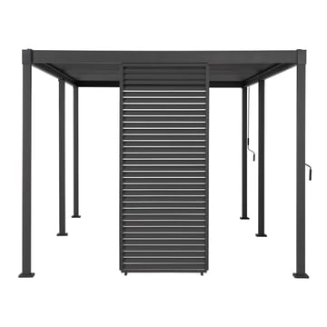 Lamellvegg til paviljong HOME4YOU Mirador-80/88, Mørkegrå - Mørkegrå - Hage - Uterom & feriehus - Lysthus & gazebo