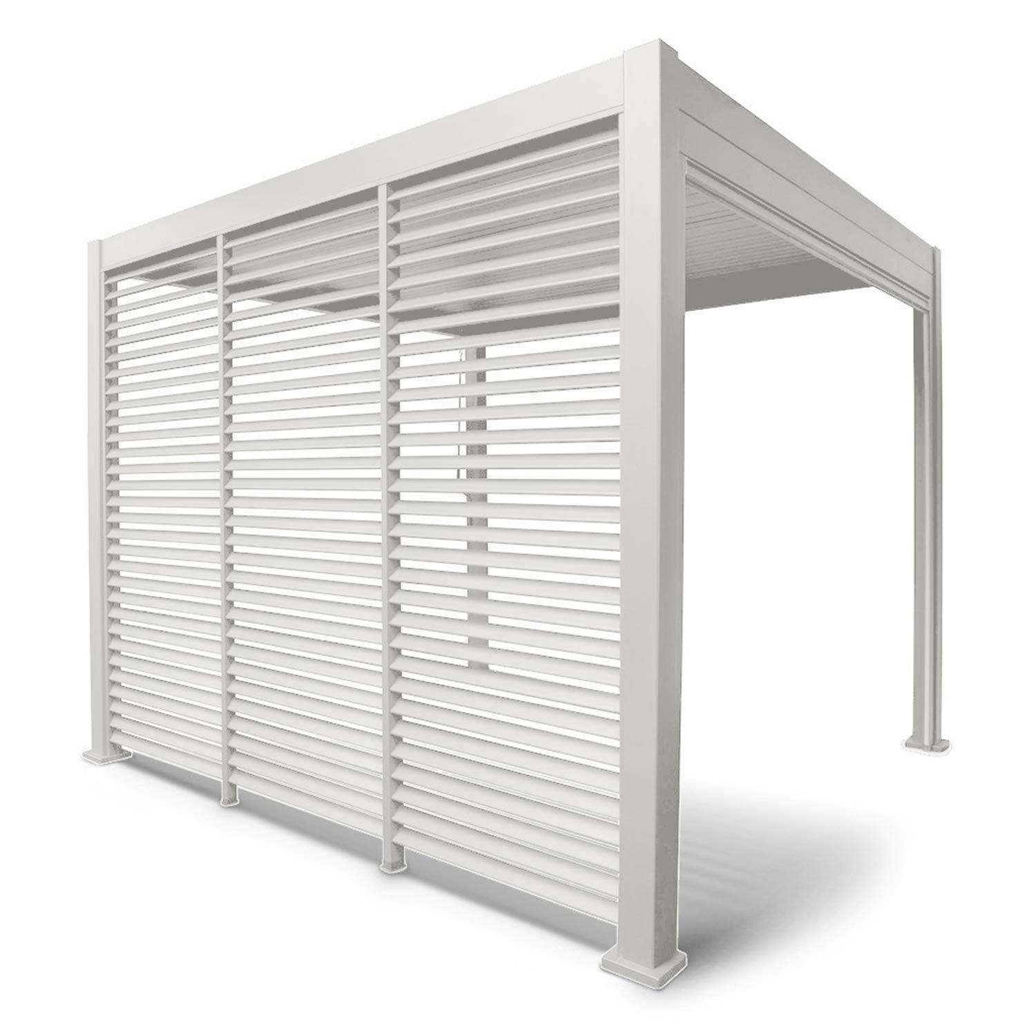 Lamellvegg til paviljong HOME4YOU Mirador-111 93 cm hvit - Hvit