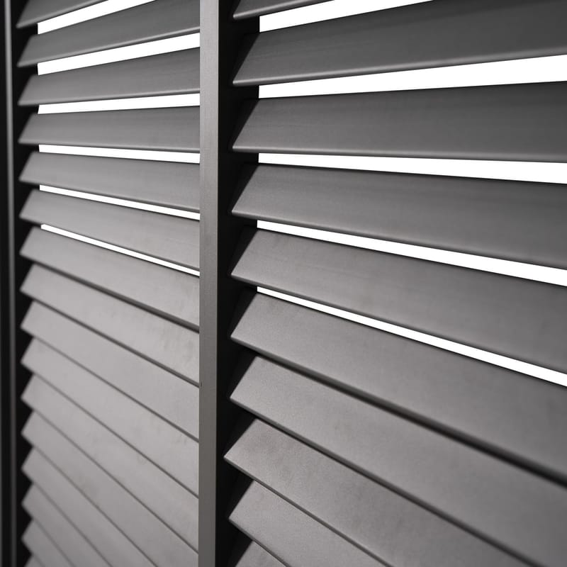 Lamellvegg til paviljong HOME4YOU Mirador-80/88, Mørkegrå - Mørk grå - Hage - Uterom & feriehus - Lysthus & gazebo