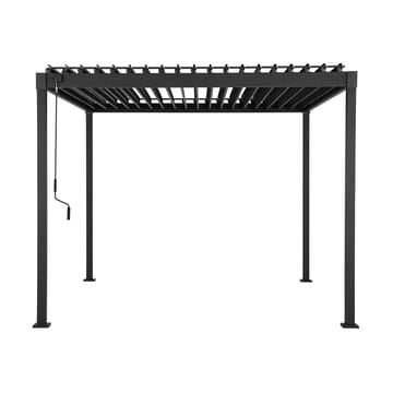 Lysthus HOME4YOU Mirador-80 mørk grå 3x3 m - Mørkegrå - Hage - Uterom & feriehus - Lysthus & gazebo