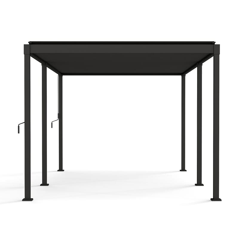 Lysthus HOME4YOU Mirador-80 mørk grå 3x5 m - mørkegrå - Hage - Uterom & feriehus - Lysthus & gazebo