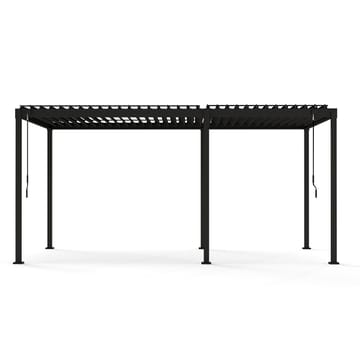 Lysthus HOME4YOU Mirador-80 mørk grå 3x5 m - Mørkegrå - Hage - Uterom & feriehus - Lysthus & gazebo