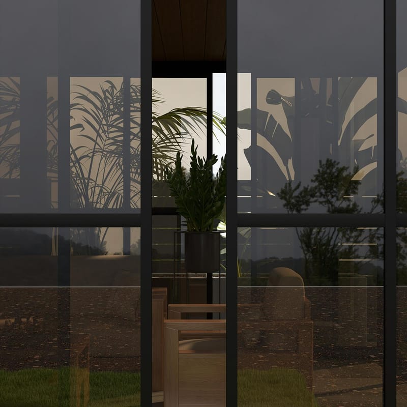 PC skyvevegg til paviljong HOME4YOU Mirador-111 4 m - Mørk grå - Hage - Uterom & feriehus - Lysthus & gazebo