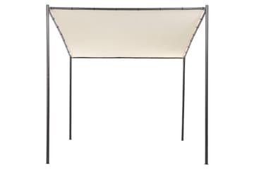 Trädgårdspergola Beliani Vimino Beige||Black - Hagemøbler - Solbeskyttelse - Pergola