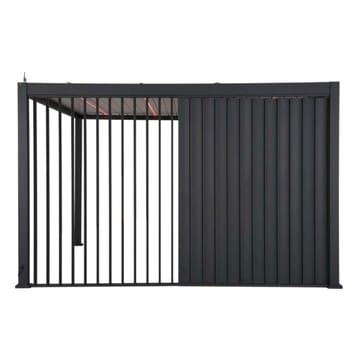 Vertikal skoddevegg til paviljong HOME4YOU Mirador 111 Mørk grå 3 m - mørkegrå - Hage - Uterom & feriehus - Lysthus & gazebo